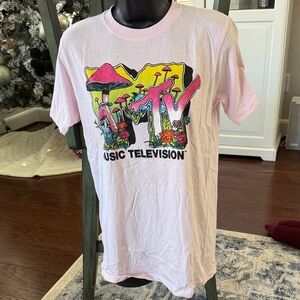MTV Pastel Pink Tee